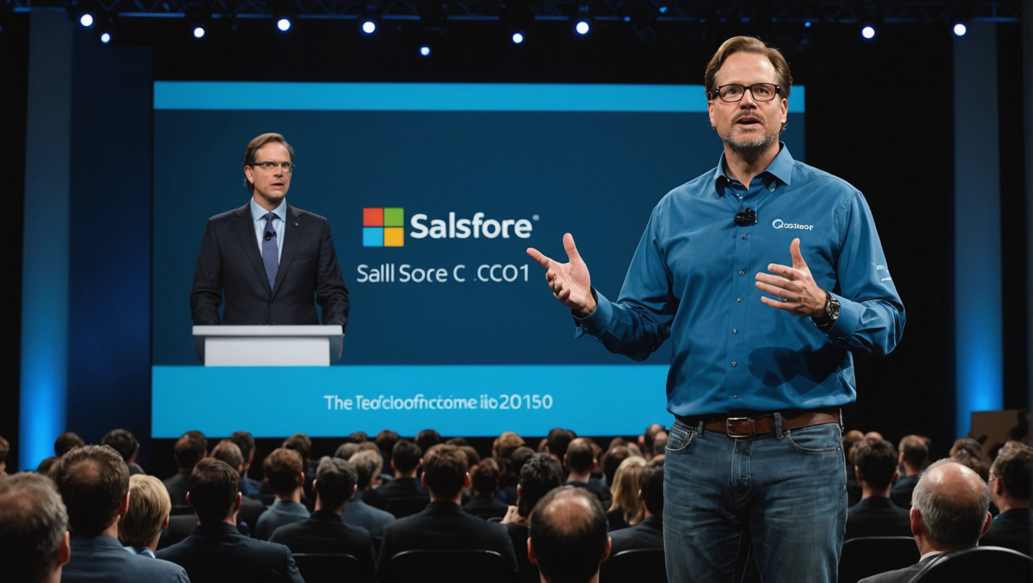 erfahren sie, wie der ceo von salesforce microsofts copilot ai verspottet und welche auswirkungen dies auf die innovationslandschaft im bereich der künstlichen intelligenz hat. ein spannender blick auf den wettbewerb zwischen den technologie-giganten.