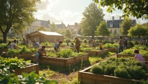 entdecken sie, wie die low-tech-innovation in vénissieux die "jardins de coblod" erobert. erfahren sie mehr über nachhaltige praktiken und kreative ansätze zur verbesserung der stadtlandschaft.