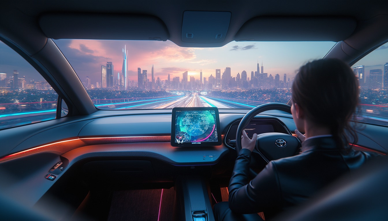 entdecken sie, wie d-technologie das cockpit revolutioniert: toyotas mutiger schritt in die zukunft der armaturenbrettgestaltung bietet ihnen innovative funktionen, die das fahrerlebnis neu definieren. erfahren sie mehr über die neuesten trends und technologien, die das innendesign von fahrzeugen transformieren.