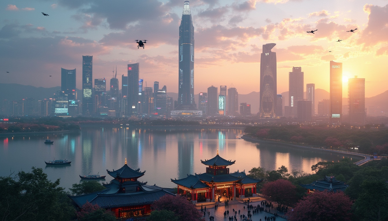 entdecken sie hangzhou, das aufstrebende digitale paradies chinas, wo innovation auf tradition trifft. erleben sie moderne technologien, atemberaubende landschaften und die pulsierende kultur dieser faszinierenden stadt.